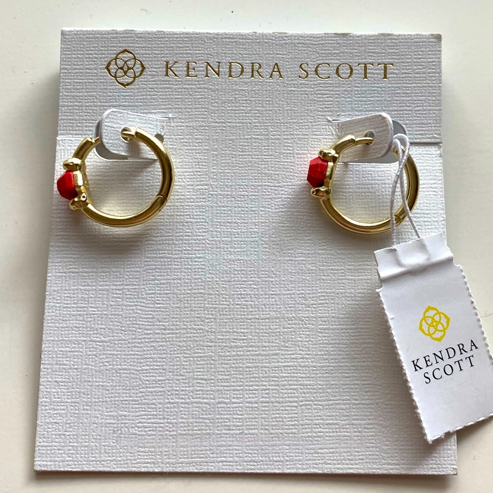 Kendra Scott Gold Mini Hoop Earrings